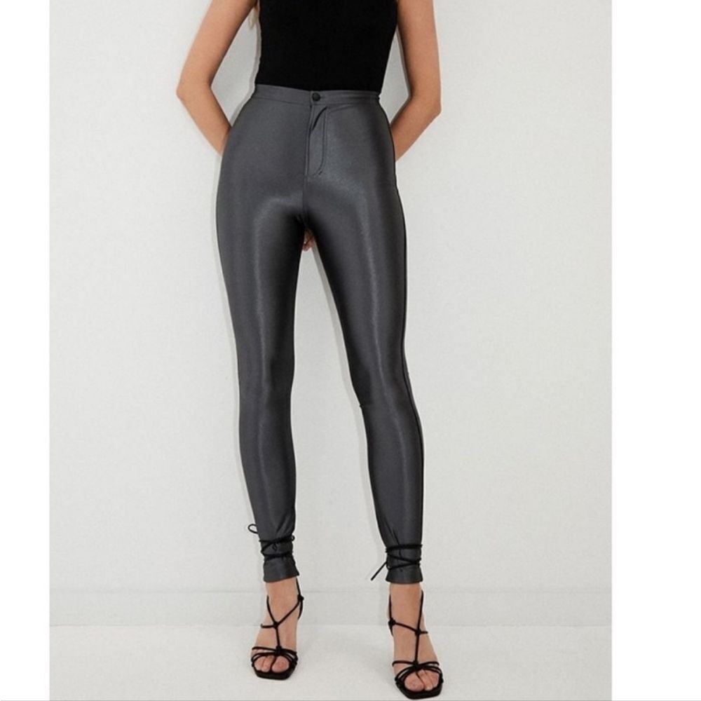 New American Apparel Charcoal Grey Original Disco Pants Size XS